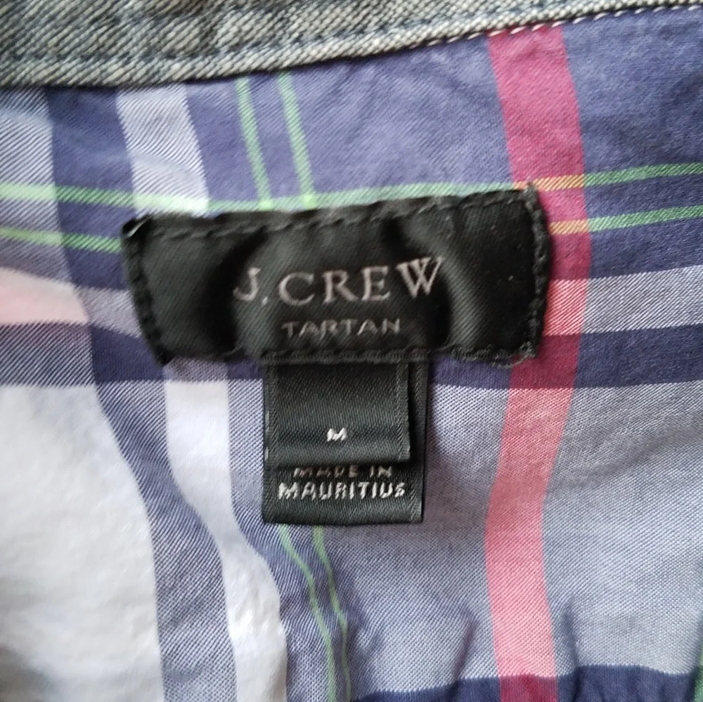 J. Crew crew tartan